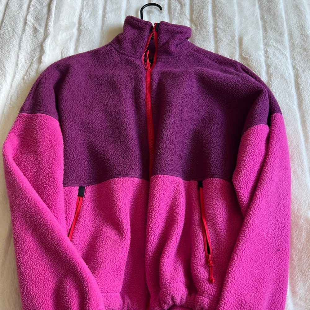 Vionic Purple and Pink Fleece Jacket